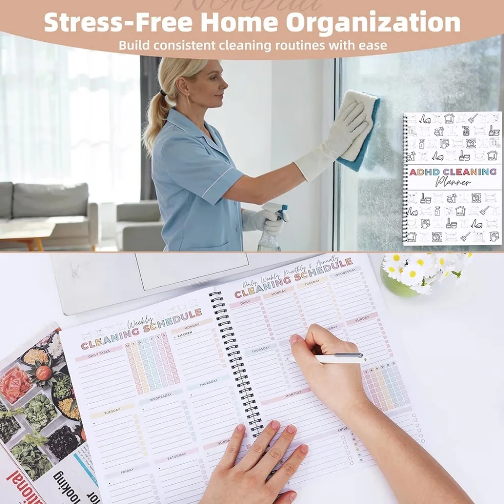 ADHD Cleaning Planner for Adults- NEW IN PACKAGE